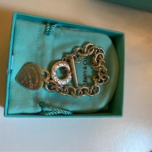 Tiffany and Co heart toggle bracelet